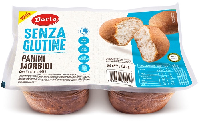 DORIA PANINI MORBIDI 4 PEZZI DA 50 G - goldeneffe.it