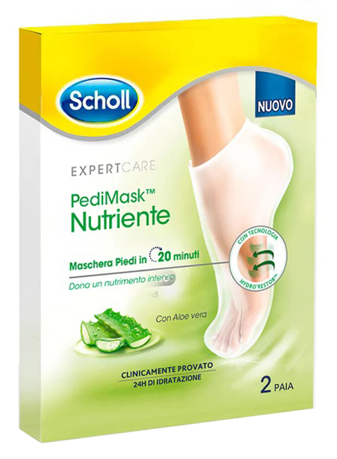 SCHOLL PEDIMASK ALOE VERA 2 PEZZI - goldeneffe.it