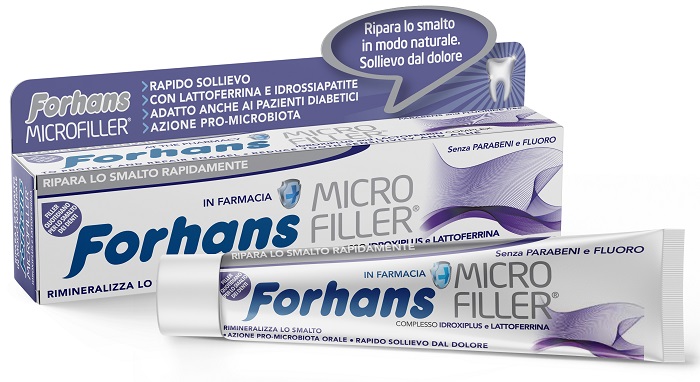 FORHANS DENTIFRICIO MICROFILLER PROTEZIONE SMALTO 75 ML - goldeneffe.it