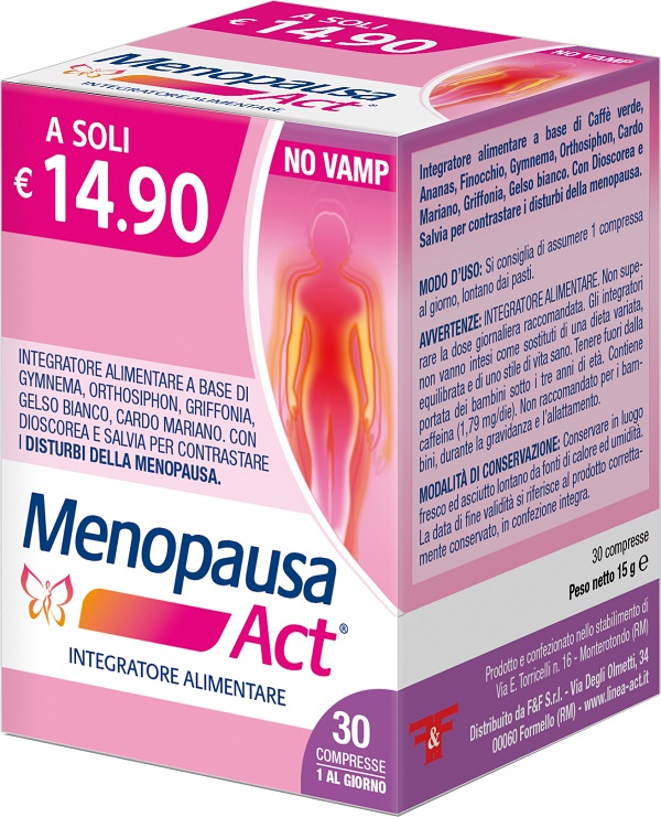 MENOPAUSA ACT 30 COMPRESSE - goldeneffe.it