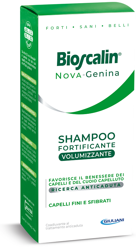 BIOSCALIN NOVA GENINA SHAMPOO FORTIFICANTE VOLUMIZZANTE 200 ML - goldeneffe.it