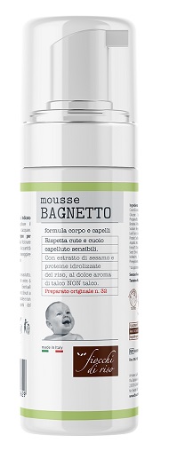 FIOCCHI DI RISO MOUSSE BAGNETTO TALCO 200 ML - goldeneffe.it