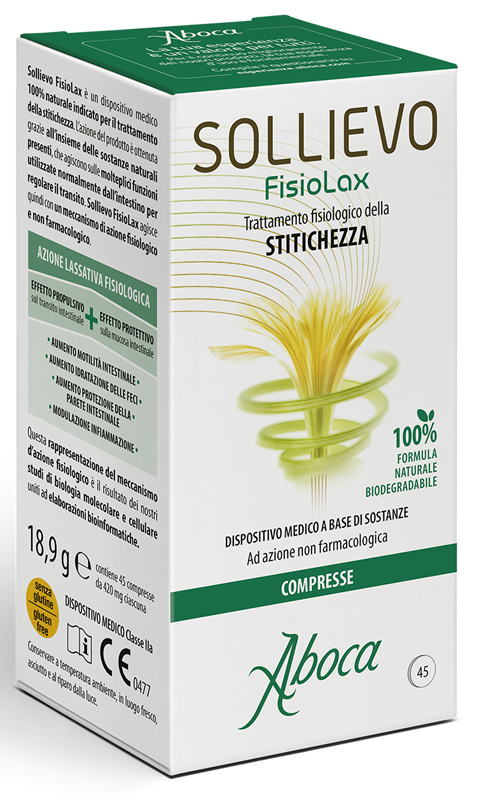 SOLLIEVO FISIOLAX 45 COMPRESSE - goldeneffe.it