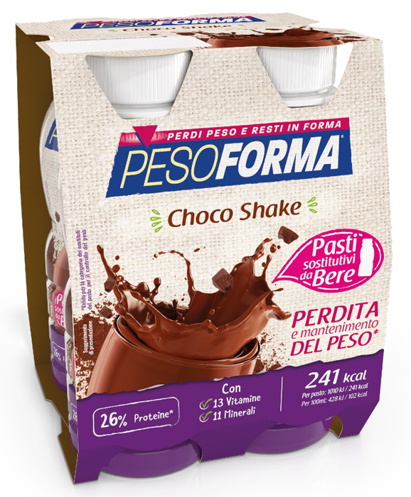 PESOFORMA CHOCO SHAKE 4X236 ML - goldeneffe.it