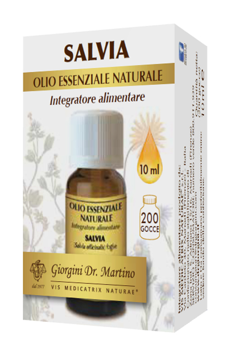 SALVIA OLIO ESSENZIALE NATURALE 10 ML - goldeneffe.it