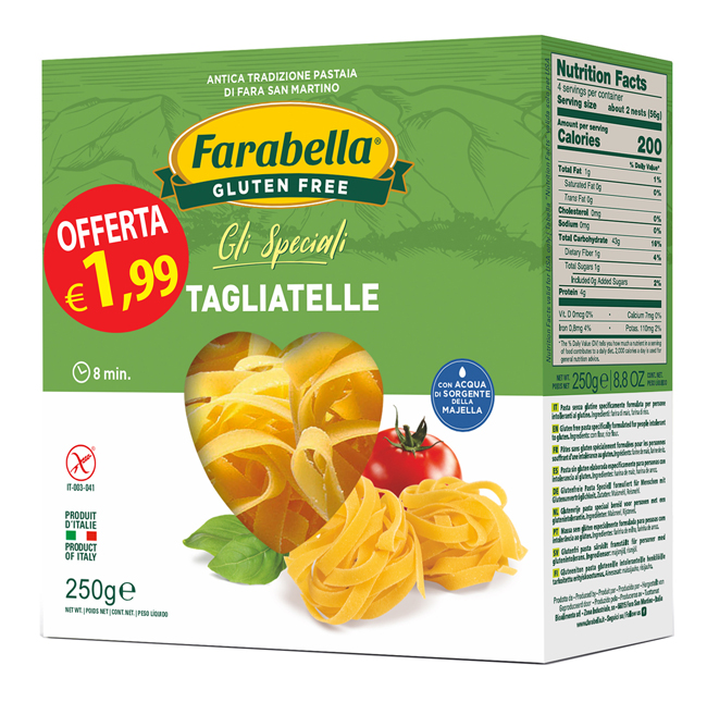 FARABELLA TAGLIATELLE 250G PROMO - goldeneffe.it