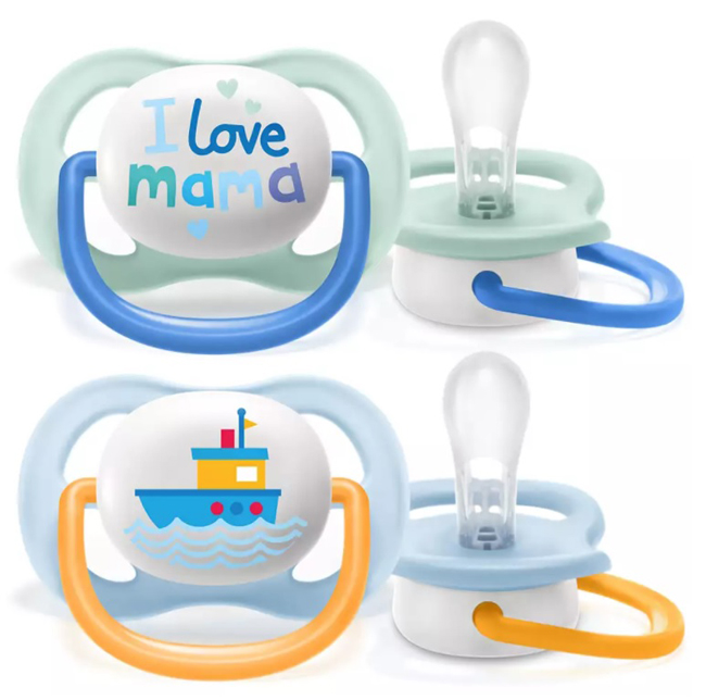 AVENT ULTRA AIR SUCCHIETTO MAMA/BOAT MASCHIO 0-6 MESI 2 PEZZI - goldeneffe.it
