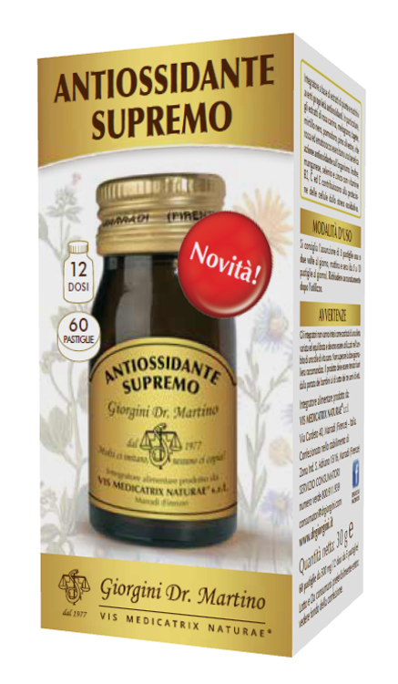 ANTIOSSIDANTE SUPREMO 60 PASTIGLIE - goldeneffe.it