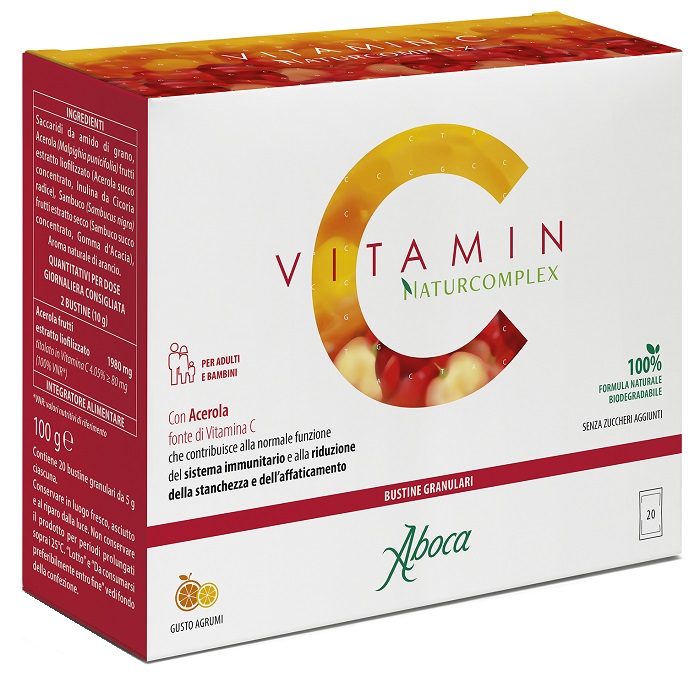 VITAMIN C NATURCOMPLEX 20 BUSTINE - goldeneffe.it