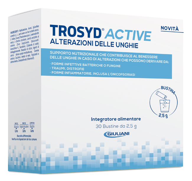 TROSYD ACTIVE ALTERAZIONI UNGHIE 30 BUSTINE - goldeneffe.it