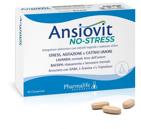 ANSIOVIT NO STRESS 30 COMPRESSE - goldeneffe.it