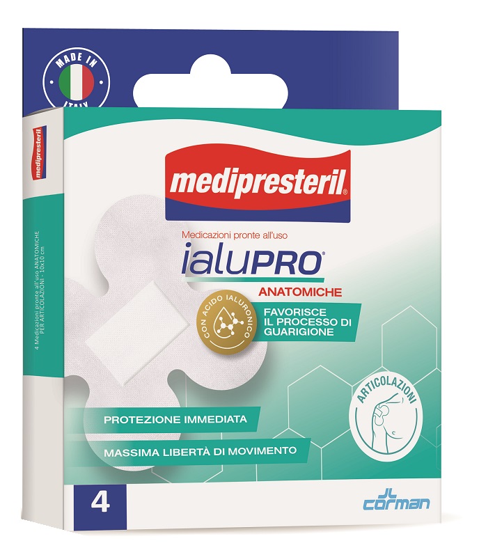MEDIPRESTERIL IALUPRO ARTICOLAZIONI 10X10 CM 4 PEZZI - goldeneffe.it