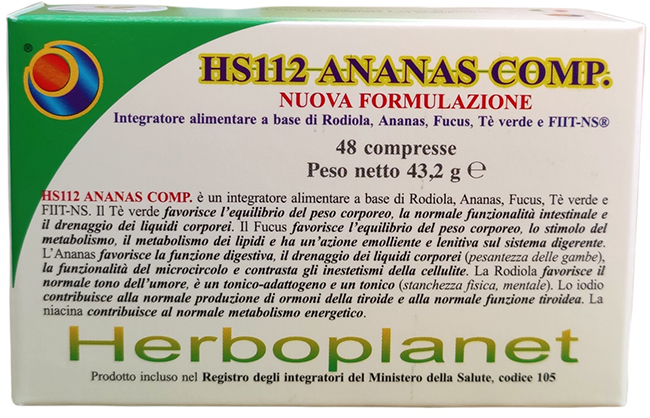 HS112 ANANAS COMP 48 COMPRESSE - goldeneffe.it