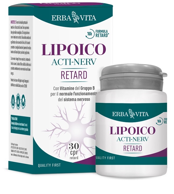 LIPOICO ACTI NERV RETARD 30 COMPRESSE - goldeneffe.it