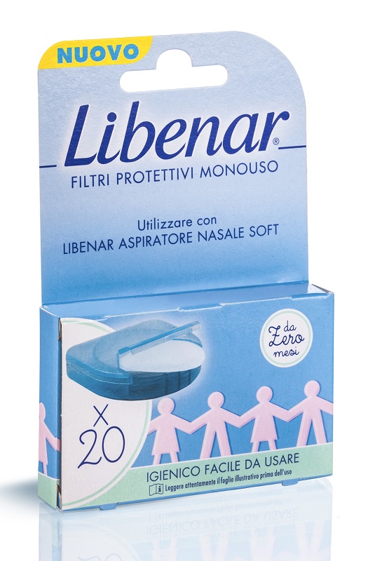 LIBENAR ASPIRATORE NASALE SOFT FILTRI 20 PEZZI - goldeneffe.it