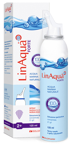 SOLUZIONE SPRAY IPERTONICA NASALE LINAQUA FORTE 125 ML - goldeneffe.it