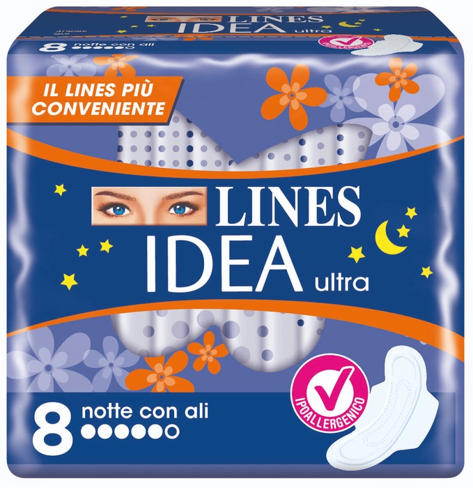 LINES IDEA ULTRA NOTTE ALI 8 PEZZI - goldeneffe.it