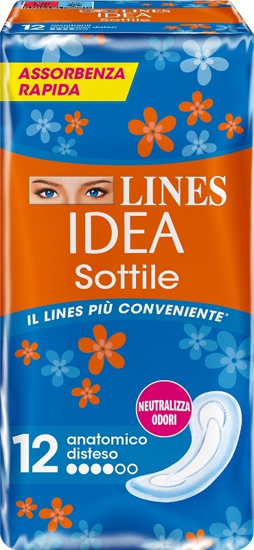LINES IDEA SOTTILI ANATOMICI 12 PEZZI - goldeneffe.it
