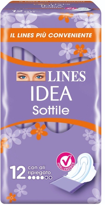 LINES IDEA SOTTILI RIPIEGATI ALI 12 PEZZI - goldeneffe.it