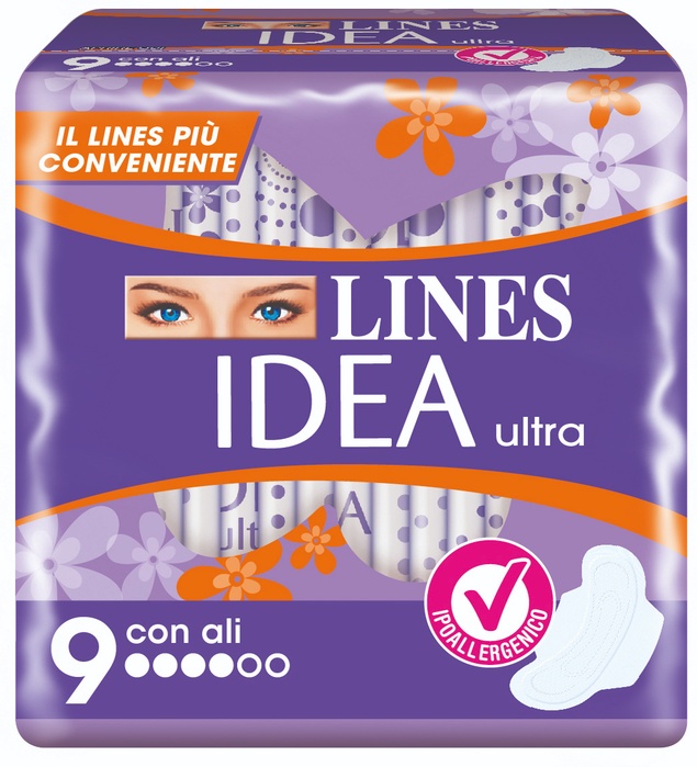 LINES IDEA ULTRA GIORNO ALI 9 PEZZI - goldeneffe.it