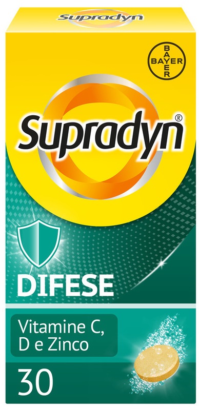 SUPRADYN DIFESE 30 COMPRESSE EFFERVESCENTI - goldeneffe.it