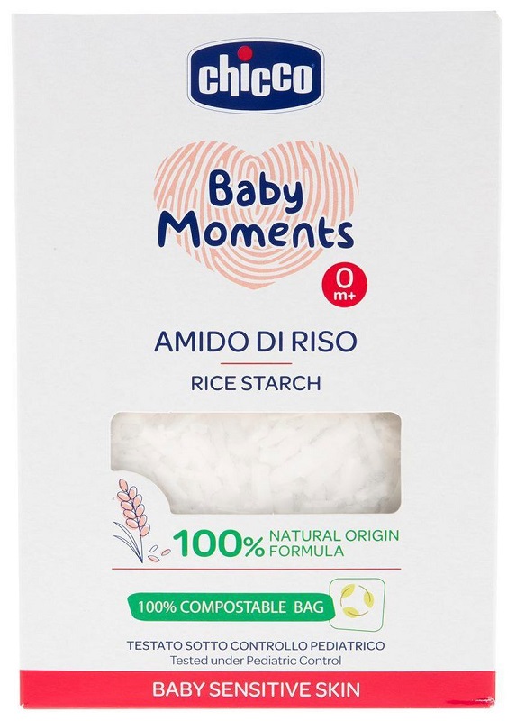 CHICCO BABY MOMENTS AMIDO DI RISO SENS 250 G - goldeneffe.it