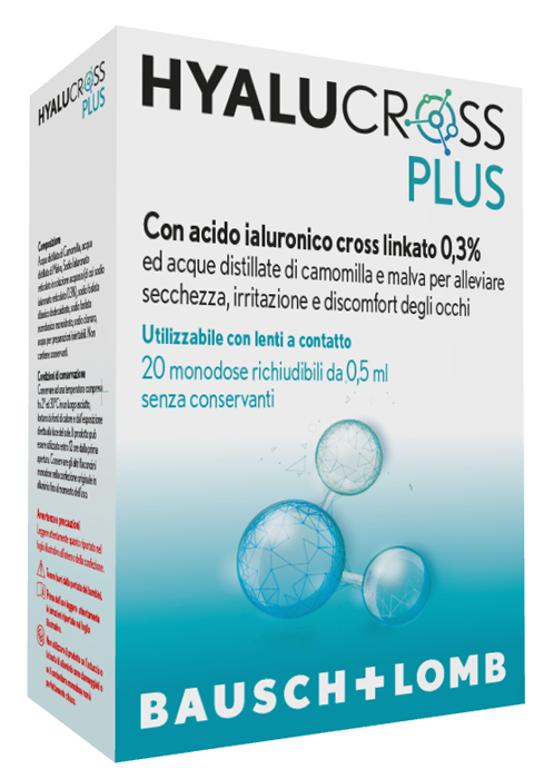 HYALUCROSS PLUS 20 FLACONCINI MONODOSE DA 0,5 ML - goldeneffe.it