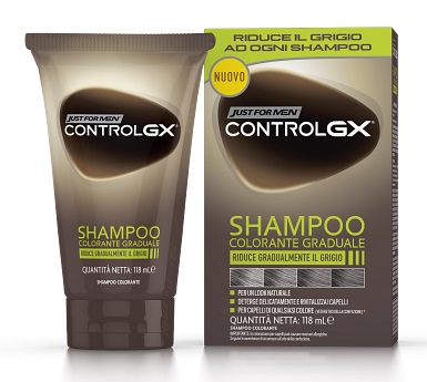 JUST FOR MEN CONTROL GX SHAMPOO COLORANTE GRADUALE 150 ML - goldeneffe.it