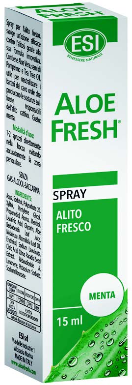 ESI ALOE FRESH SPRAY ALITO MENTA FORTE 15 ML - goldeneffe.it