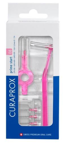 CURAPROX CPS 08 SCOVOLINO PRIME START 08 PINK 5 PEZZI - goldeneffe.it