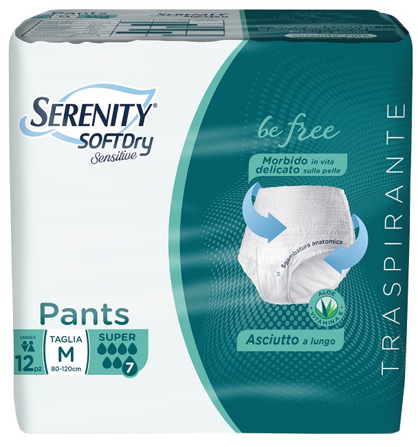 SERENITY PANTS SD SENSITIVE SUPER M 12 PEZZI - goldeneffe.it