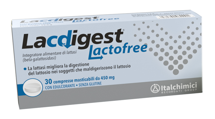 LACDIGEST LACTOFREE 30 COMPRESSE MASTICABILI - goldeneffe.it