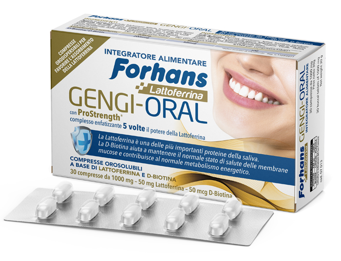FORHANS LATTOFERRINA GENGI ORAL 30 COMPRESSE - goldeneffe.it
