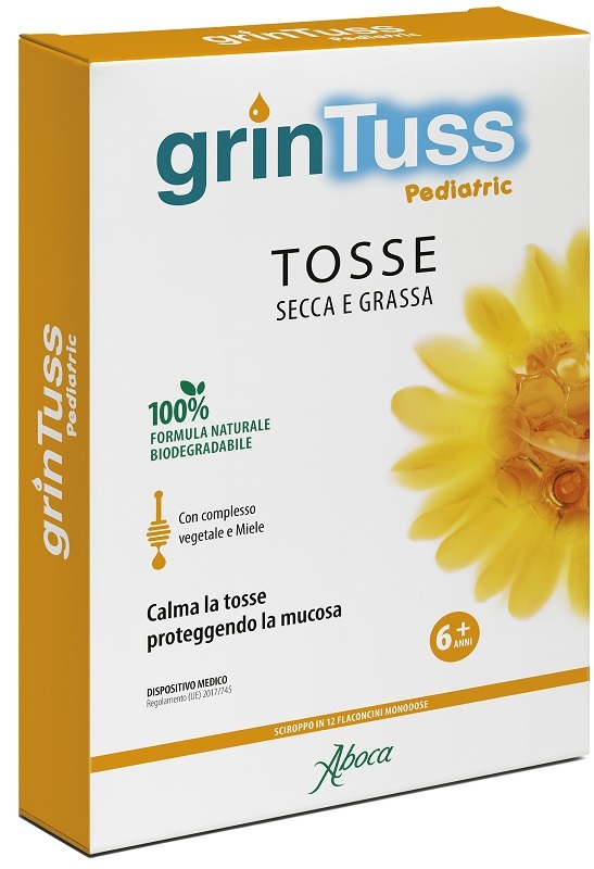 GRINTUSS PEDIATRIC SCIROPPO 12 FLACONCINI - goldeneffe.it