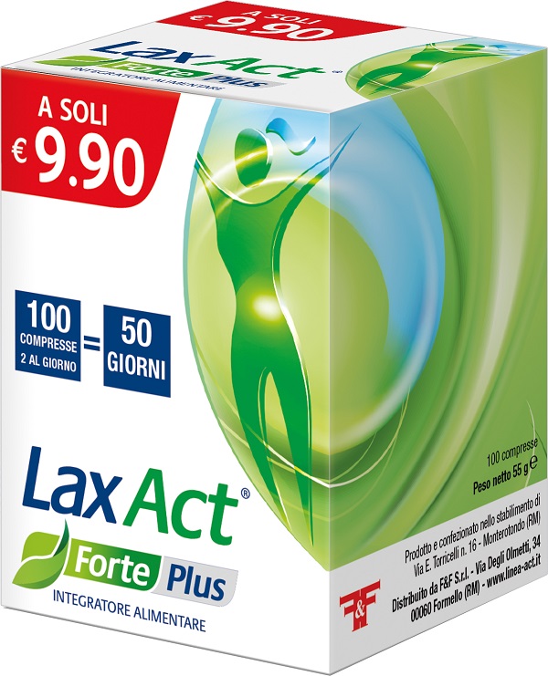 LAX ACT FORTE PLUS 100 COMPRESSE - goldeneffe.it