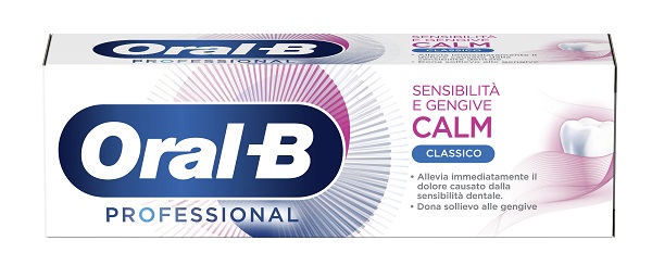 ORALB PROFESSIONAL SENSIBILITA' E GENGIVE CALM CLASSICO COLLUTORIO 75 ML - goldeneffe.it