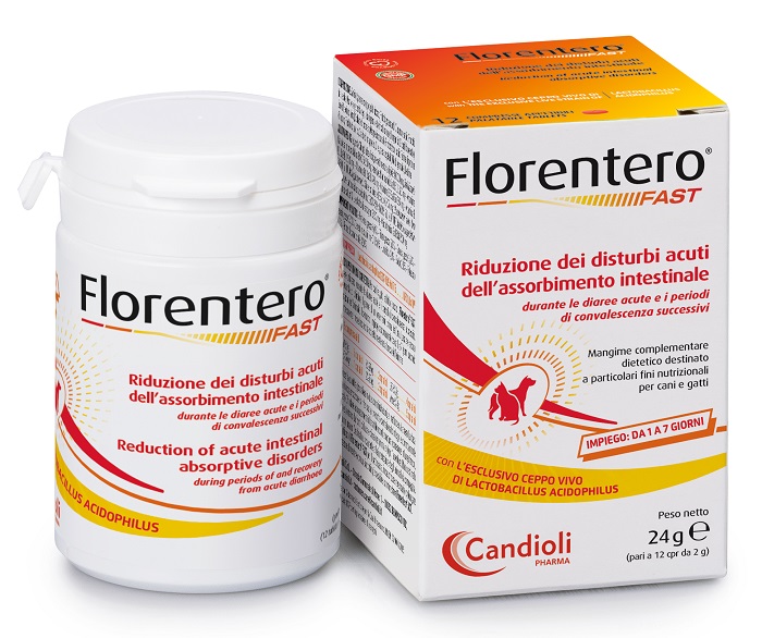 FLORENTERO FAST BARATTOLO DA 12 COMPRESSE APPETIBILI DA 2 G - goldeneffe.it