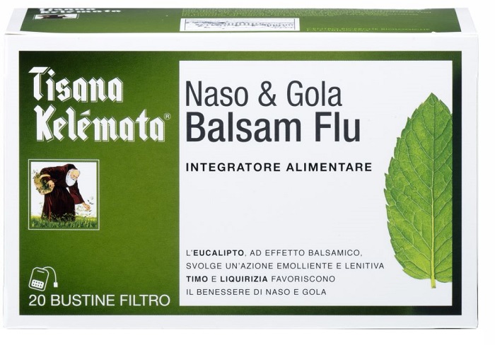 TISANA NASO E GOLA BALSAM FLU 20 BUSTINE - goldeneffe.it
