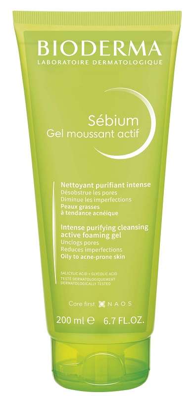 SEBIUM GEL MOUSSANT ACTIF 200 ML - goldeneffe.it