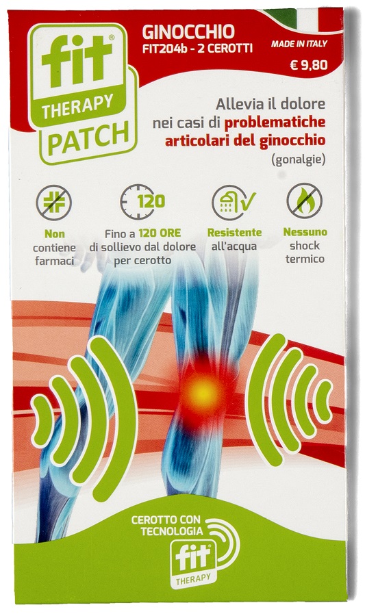 CEROTTO FIT THERAPY GINOCCHIO 2 PEZZI - goldeneffe.it