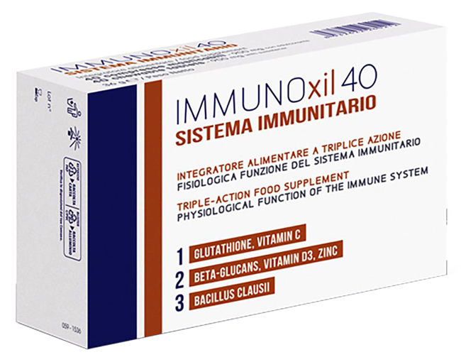 IMMUNOXIL 40 SISTEMA IMMUNITARIO 40 COMPRESSE MASTICABILI - goldeneffe.it