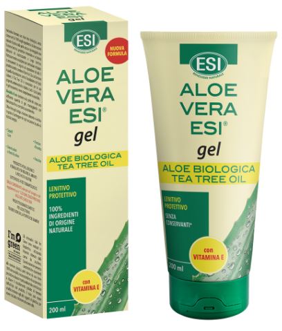 ESI ALOE VERA GEL VITAMINA E + TEA TREE 200 ML - goldeneffe.it