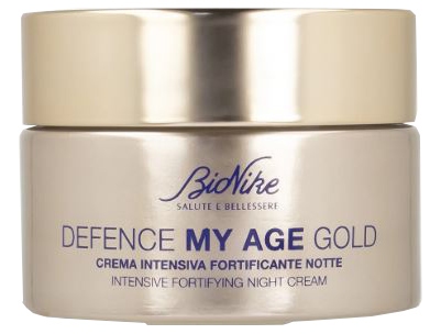 DEFENCE MY AGE GOLD CREMA INTENSIVA FORTIFICANTE NOTTE 50 ML - goldeneffe.it