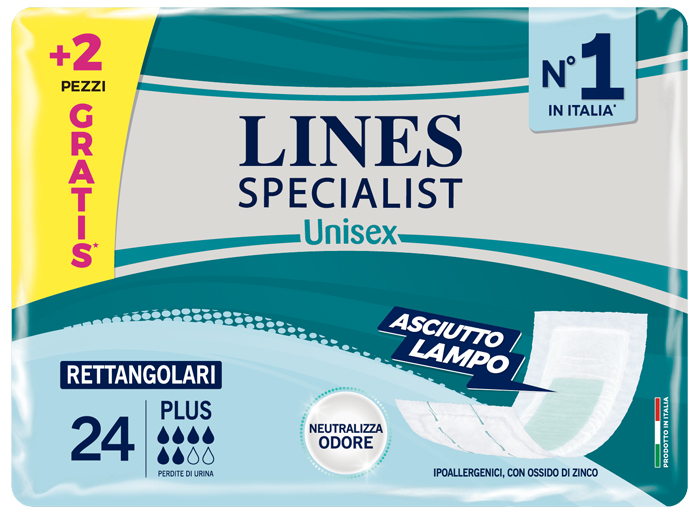 LINES SPECIALIST RETTANGOLARE 22+2 PEZZI - goldeneffe.it