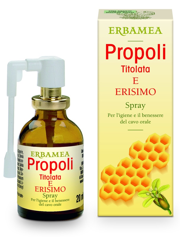 PROPOLI ERISIMO TITOLATA SPRAY 20 ML - goldeneffe.it