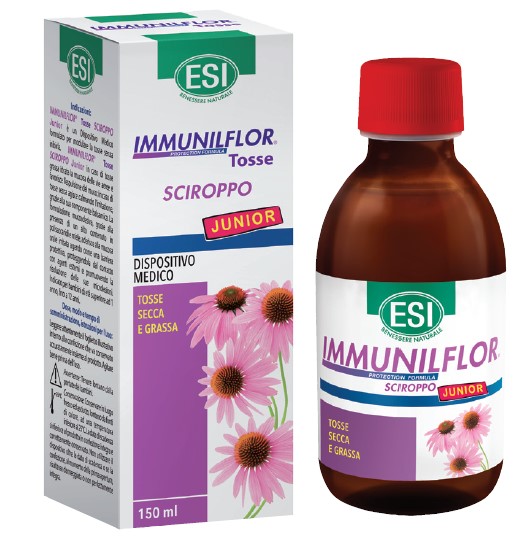 ESI IMMUNILFLOR SCIROPPO TOSSE JUNIOR 150 ML - goldeneffe.it