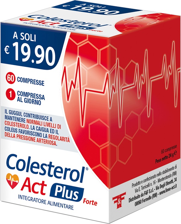 COLESTEROL ACT PLUS FORTE 60 COMPRESSE - goldeneffe.it