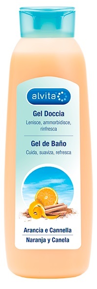 ALVITA GEL DOCCIA ARANCIA E CANNELLA 300 ML - goldeneffe.it