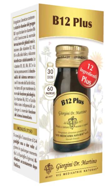 B12 PLUS 60 PASTIGLIE - goldeneffe.it