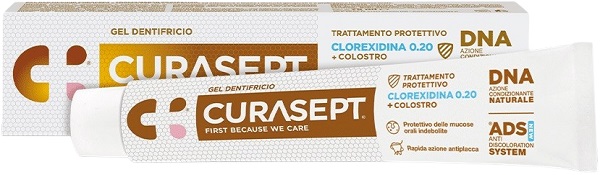 CURASEPT GEL DENTIFRICIO ADS DNA TRATTAMENTO PROTETTIVO 75 ML - goldeneffe.it
